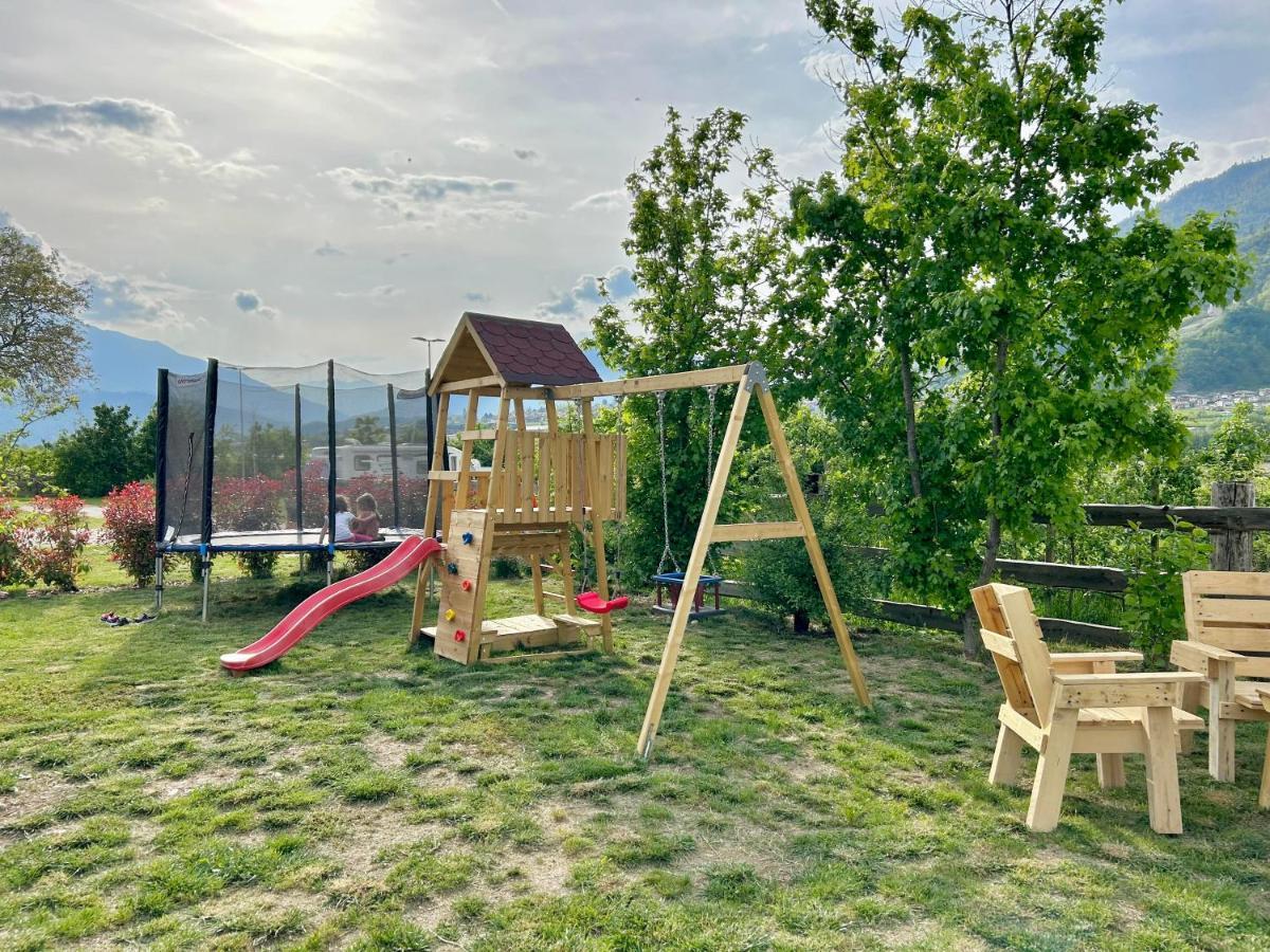 Agritur Airone Bed&Camping Levico Terme Bagian luar foto